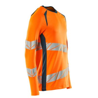 Foto van Mascot Accelerate Safe T-shirt, met lange mouwen | 19081-771 | 1444-hi-vis oranje/donkerpetrol