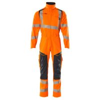 Mascot Accelerate Safe Overall met kniezakken | 19519-236 | 14010-hi-vis oranje/donkermarine