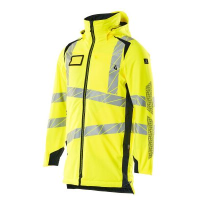 Foto van Mascot Accelerate Safe Parka | 19030-449 | 17010-hi-vis geel/donkermarine