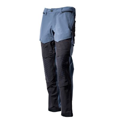 Mascot CUSTOMIZED Broek met kniezakken | 22279-605 | 85010-steenblauw/donkermarine Mascot CUSTOMIZED Broek met kniezakken | 22279-605 | 85010-steenblauw/donkermarine