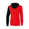 Afbeelding van 5-C sweatshirt met capuchon Dames | rood/zwart/wit | 1071911