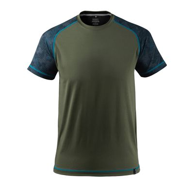 T-shirt, vochtafdrijvend,moderne pasvorm | 17482-944 | 033-mosgroen T-shirt, vochtafdrijvend,moderne pasvorm | 17482-944 | 033-mosgroen