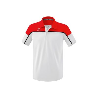 Foto van ERIMA CHANGE by erima polo Unisex | wit/rood/zwart | 1112306
