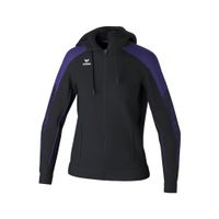 ERIMA EVO STAR trainingsjack met capuchon Dames | zwart/ultra violet | 1032438
