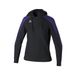 ERIMA EVO STAR trainingsjack met capuchon Dames | zwart/ultra violet | 1032438