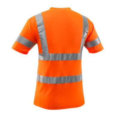 Foto van T-shirt, V-hals, klasse 2 | 18282-995 | 014-hi-vis oranje