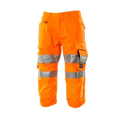 Foto van Driekwart broek met kniezakken, klasse 2 | 17549-860 | 014-hi-vis oranje