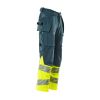 Afbeelding van Mascot Accelerate Safe Broek met spijkerzakken | 19131-711 | 4417-donkerpetrol/hi-vis geel