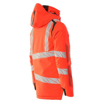 Foto van Mascot Accelerate Safe Winterjas | 19035-449 | 22218-hi-vis rood/donkerantraciet