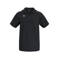 ERIMA CMPT Wings Poloshirt Kinderen | zwart/wit | 2112552