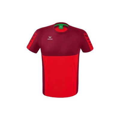 Foto van ERIMA Six Wings T-shirt Unisex | rood/bordeaux | 1082205