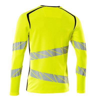 Foto van Mascot Accelerate Safe T-shirt, met lange mouwen | 19081-771 | 1709-hi-vis geel/zwart