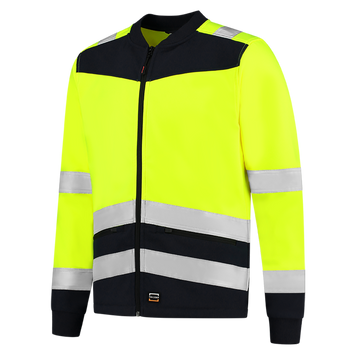 Softshell High Vis Bicolor | fluorgeel/donkermarine | 403021-17010 | TRICORP SAFETY Foto van Softshell High Vis Bicolor | fluorgeel/donkermarine | 403021-17010 | TRICORP SAFETY