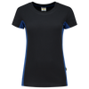 Afbeelding van T-shirt Bicolor Dames | marine/korenblauw | 102003-0111 | TRICORP WORKWEAR