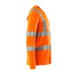 Afbeelding van T-shirt, V-hals, lange mouwen, klasse 3 | 18281-995 | 014-hi-vis oranje