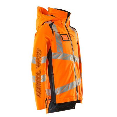 Foto van Mascot Accelerate Safe Shell jas | 19001-449 | 14010-hi-vis oranje/donkermarine