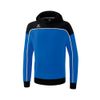 Afbeelding van ERIMA CHANGE by erima sweatshirt met capuchon Unisex | new royal/zwart/wit | 1072302