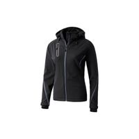 Functioneel softshell jack Dames | zwart/antraciet | 906203
