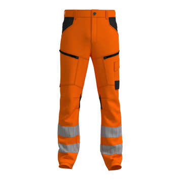 Bestex werkbroek RWS stretch wbsrws100, fluororanje Foto van Bestex werkbroek RWS stretch wbsrws100, fluororanje