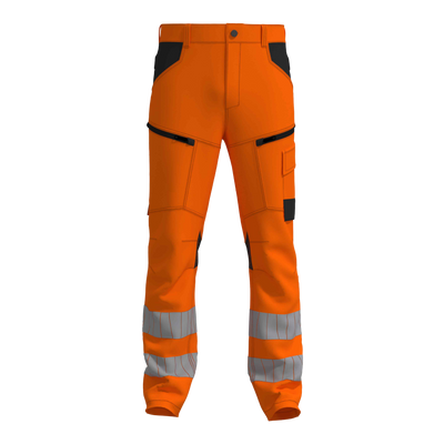 Foto van Bestex werkbroek RWS stretch wbsrws100, fluororanje