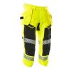 Afbeelding van Mascot Accelerate Safe Driekwart broek met spijkerzakken | 19049-711 | 1709-hi-vis geel/zwart