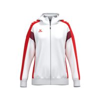 ERIMA CELEBRATE 125 Training Jacket with hood Dames | wit/rood | 1032585