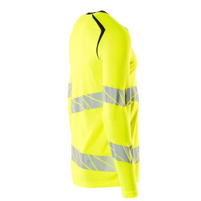 Foto van Mascot Accelerate Safe T-shirt, met lange mouwen | 19081-771 | 1709-hi-vis geel/zwart