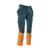 Afbeelding van Mascot Accelerate Safe Broek met spijkerzakken | 19131-711 | 4414-donkerpetrol/hi-vis oranje