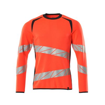 Mascot Accelerate Safe Sweatshirt | 19084-781 | 22210-hi-vis rood/donkermarine Mascot Accelerate Safe Sweatshirt | 19084-781 | 22210-hi-vis rood/donkermarine