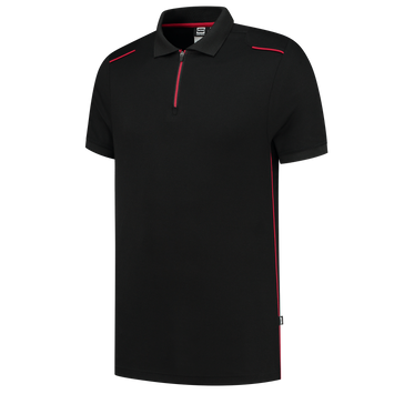 Foto van Poloshirt Accent | zwart/rood | 202703-0902 | TRICORP WORKWEAR