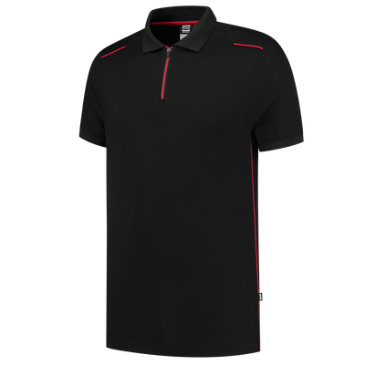 Foto van Poloshirt Accent | zwart/rood | 202703-0902 | TRICORP WORKWEAR