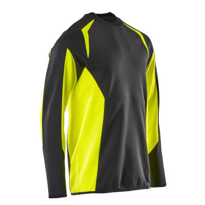 Foto van Mascot Accelerate Safe Sweatshirt | 22084-781 | 0917-zwart/hi-vis geel