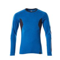 Mascot 18381-959 T-shirt, met lange mouwen azur blauw/donker marine