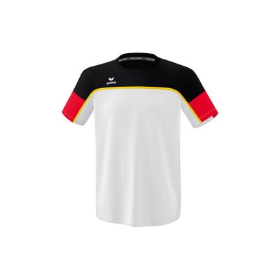 Erima Change t-shirt kinderen, wit/zwart/rood/geel, 1082318