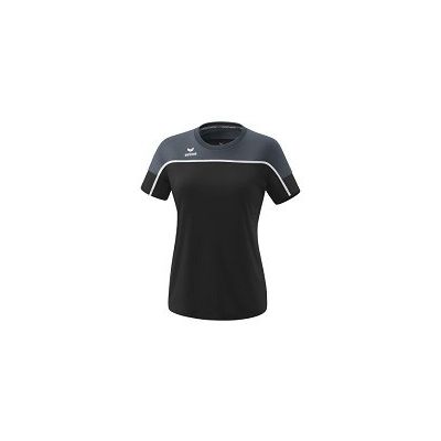 Erima Change t-shirt dames, black/slategrey/wit, 1082322