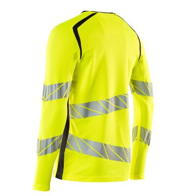 Foto van Mascot Accelerate Safe T-shirt, met lange mouwen | 19081-771 | 17010-hi-vis geel/donkermarine