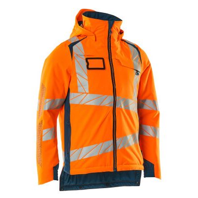 Foto van Mascot Accelerate Safe Winterjas | 19035-449 | 1444-hi-vis oranje/donkerpetrol