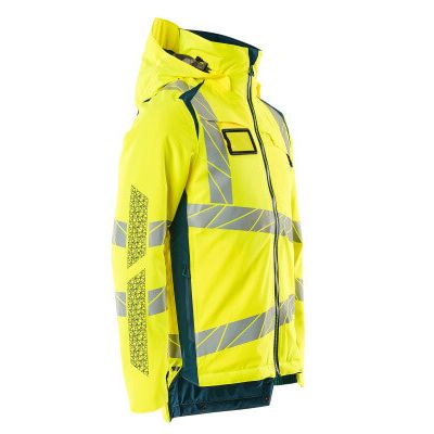 Foto van Mascot Accelerate Safe Winterjas | 19035-449 | 1744-hi-vis geel/donkerpetrol