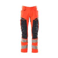Mascot Accelerate Safe Broek met kniezakken | 19579-236 | 22210-hi-vis rood/donkermarine