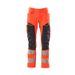 Mascot Accelerate Safe Broek met kniezakken | 19579-236 | 22210-hi-vis rood/donkermarine