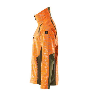 Foto van Mascot Accelerate Safe Softshell jas | 19202-291 | 1433-hi-vis oranje/mosgroen