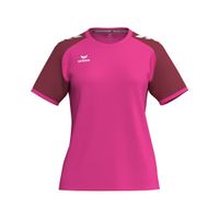 ERIMA WINGS Jersey Shortsleeve Dames | pink glo/bordeaux | 3132618