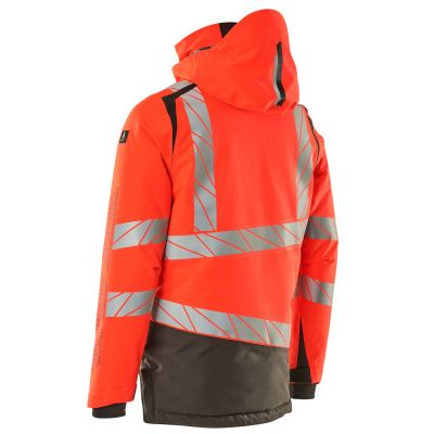 Foto van Mascot Accelerate Safe Winterjas | 19335-231 | 22218-hi-vis rood/donkerantraciet