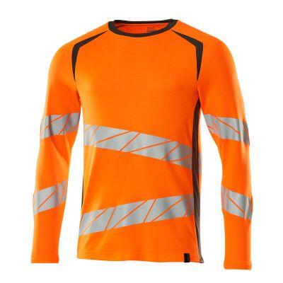 Foto van Mascot Accelerate Safe T-shirt, met lange mouwen | 19081-771 | 1418-hi-vis oranje/donkerantraciet