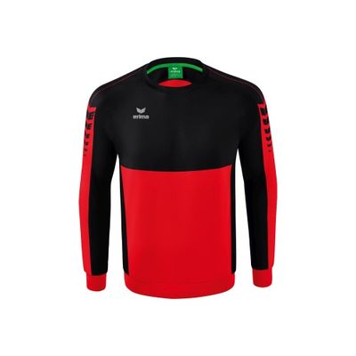 Foto van ERIMA Six Wings sweatshirt Unisex | rood/zwart | 1072225