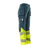 Afbeelding van Mascot Accelerate Safe Broek met spijkerzakken | 19131-711 | 4417-donkerpetrol/hi-vis geel