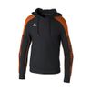 Afbeelding van ERIMA EVO STAR sweatshirt met capuchon Kinderen | zwart/oranje | 1072410
