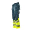 Afbeelding van Mascot Accelerate Safe Broek met spijkerzakken | 19131-711 | 4417-donkerpetrol/hi-vis geel