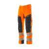 Foto van Mascot Accelerate Safe Broek met kniezakken | 19079-511 | 14010-hi-vis oranje/donkermarine