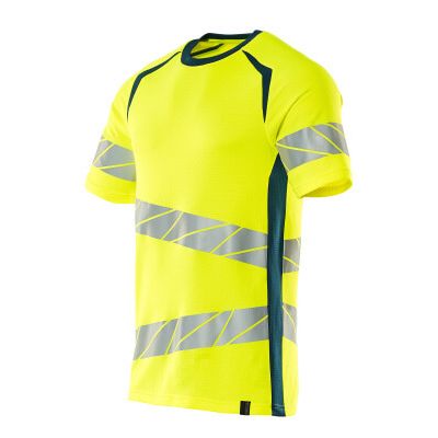 Foto van Mascot Accelerate Safe T-shirt | 19082-771 | 1744-hi-vis geel/donkerpetrol